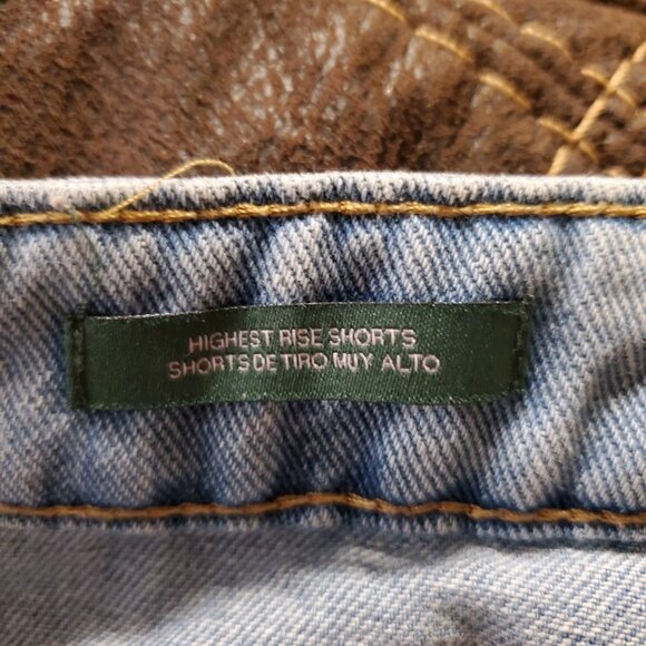 Wild Fable Highest Rise Cutoff Distressed Jean Shorts Womens 12 - Picture 4 of 5